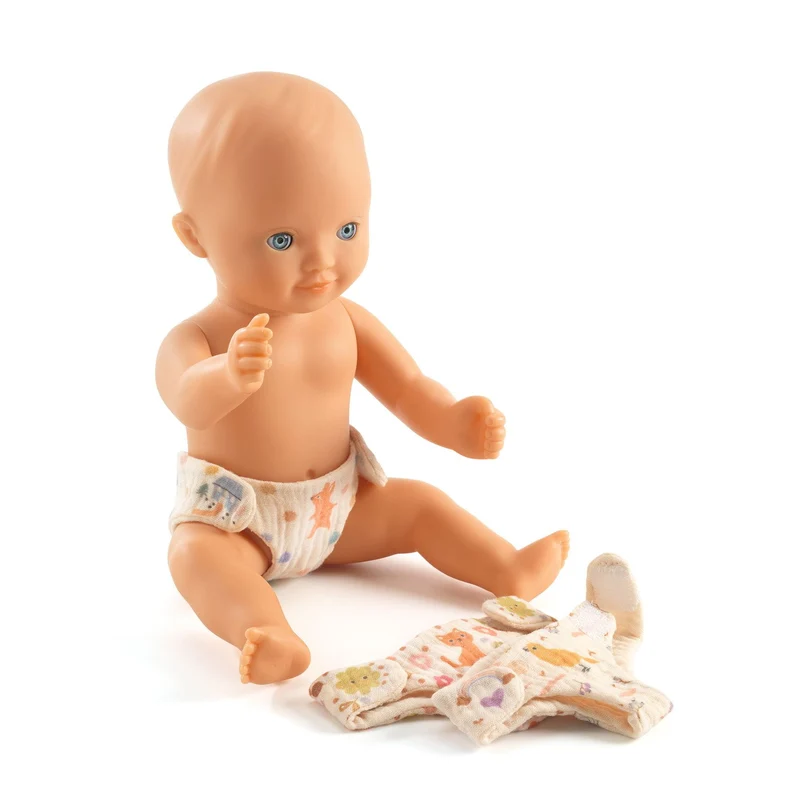 Set mit 3 Windeln für Pomea-Puppen