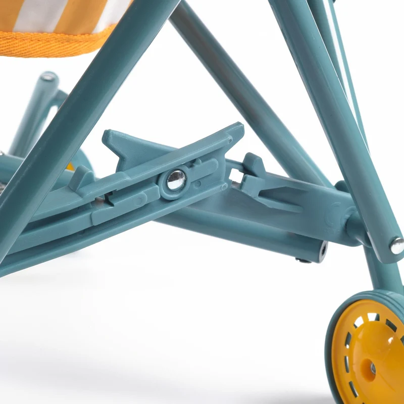 Kinderwagen für Pomea-Puppen - Gelb