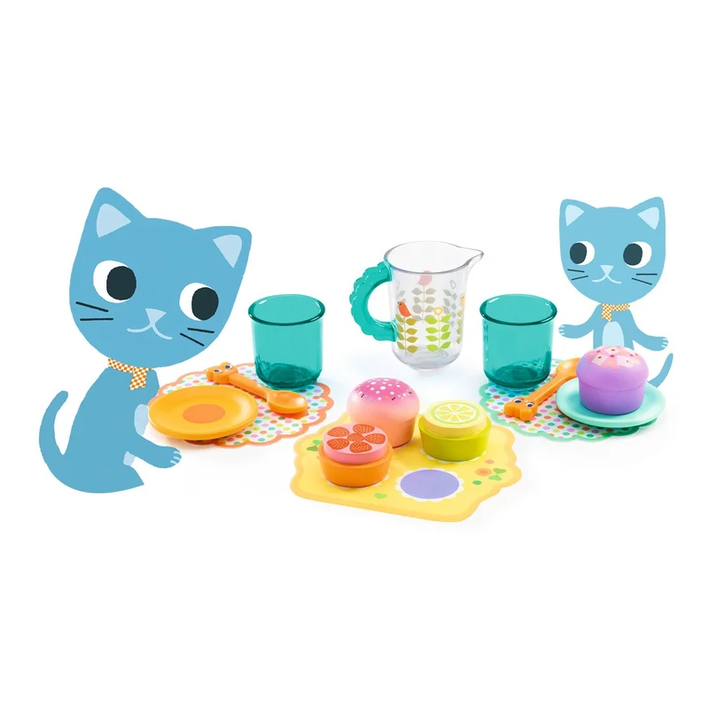 Rollenspielset – Dessertset mit Katzen