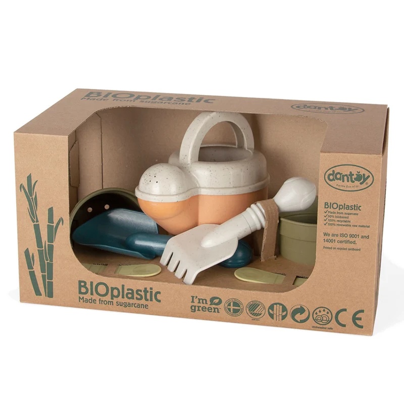Bio Pflanzen-Set mit Giesskanne, 7 Teile