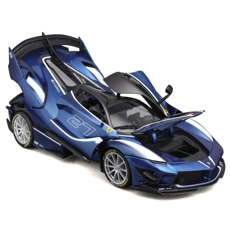 Bburago Ferrari R&P FXX-K EVO 1/18 blau