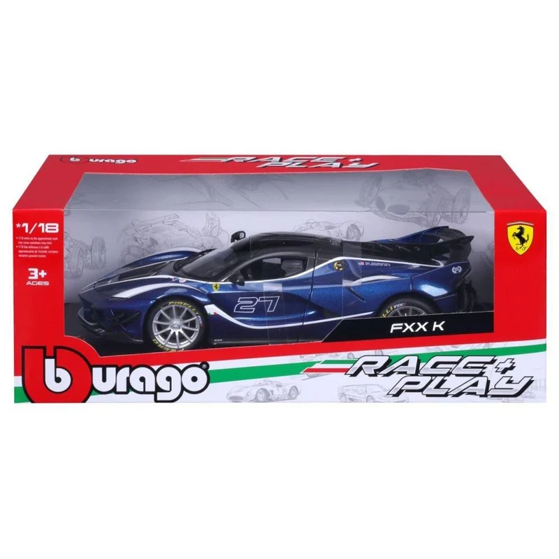 Bburago Ferrari R&P FXX-K EVO 1/18 blau