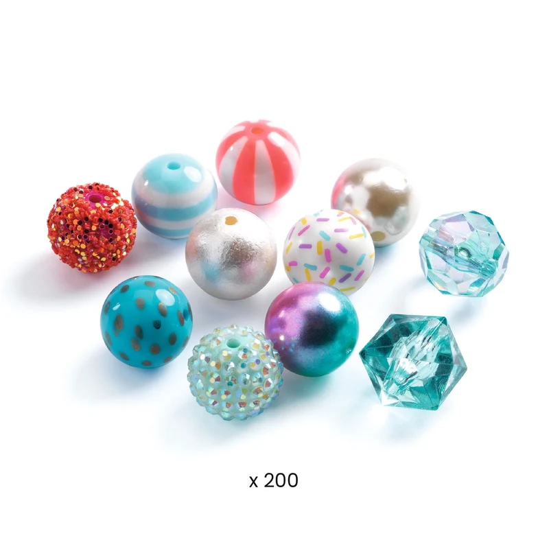 Set zum Basteln von Schmuck - Silberne Blasen
