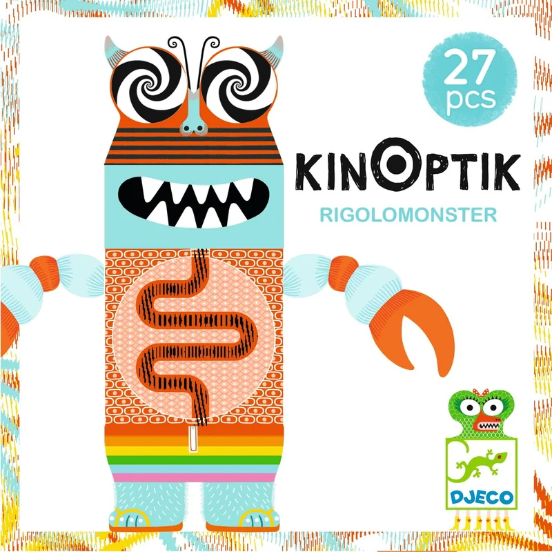 Magnetisches Puzzle - Kinoptik Rigolo-Monster