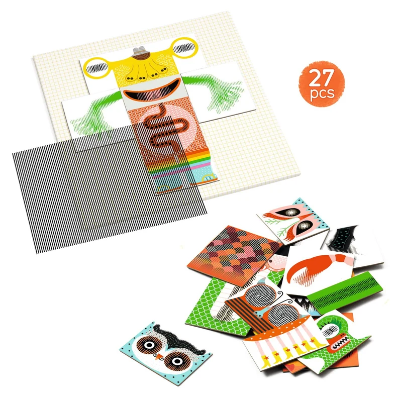 Magnetisches Puzzle - Kinoptik Rigolo-Monster