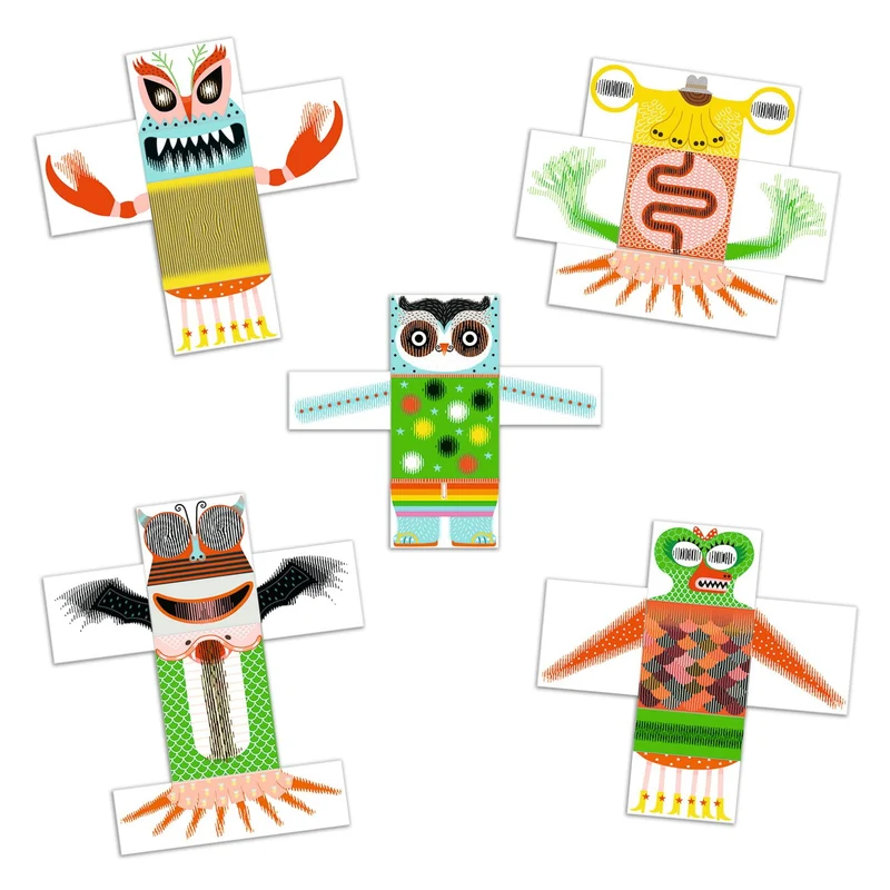 Magnetisches Puzzle - Kinoptik Rigolo-Monster