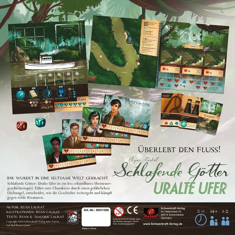 Schlafende Götter: Uralte Ufer, deutsch