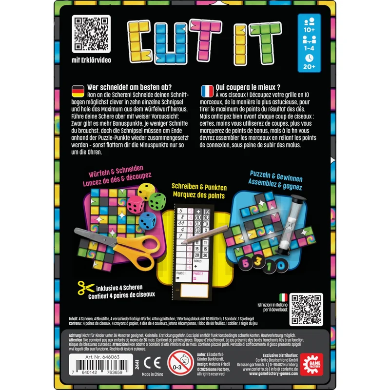 Cut it, deutsch