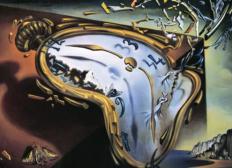 PFG Melting Clock - Soft Watch at the Moment of its First Explosion, Dali (Usage/Used - PUZZLES FOR GOOD)