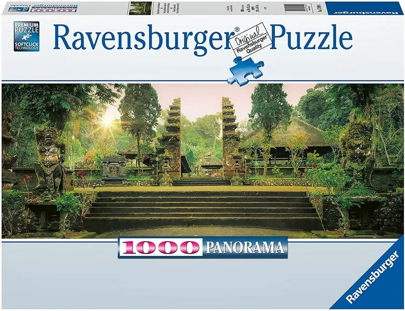 PFG Ravensburger Jungle Temple in Bali (1000pcs) (Panoramic) (Usage/Used - PUZZLES FOR GOOD)
