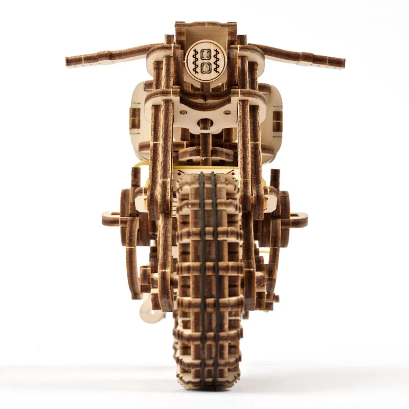 UGEARS 70137 - Scrambler UGR - 10 mit Beiwagen