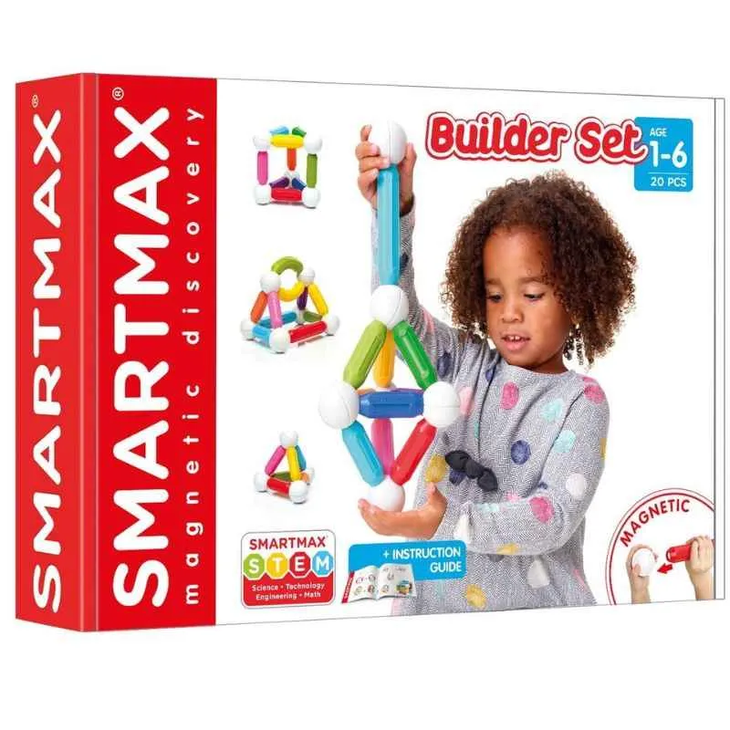 Magnetische Bausteine SmartMax – Builder – 20 Stück