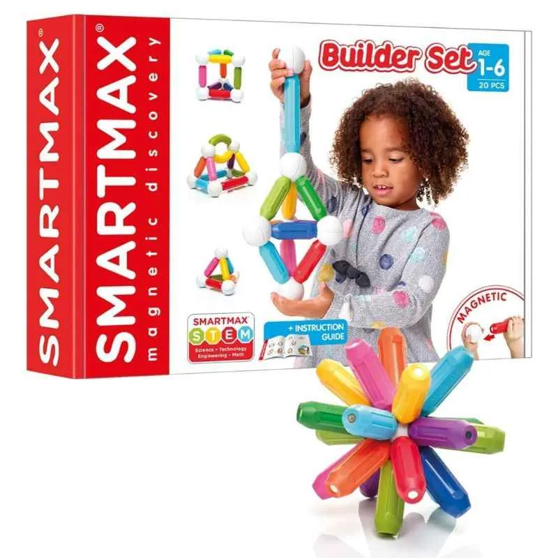 Magnetische Bausteine SmartMax – Builder – 20 Stück