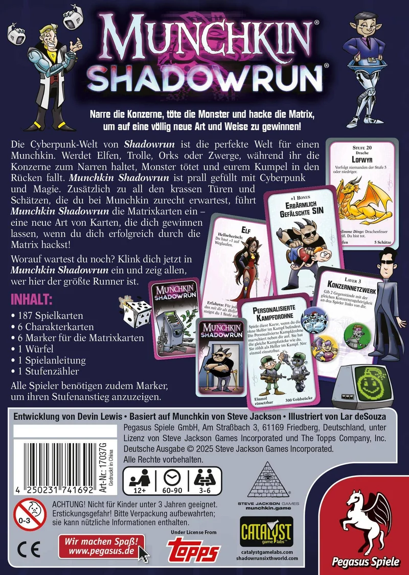 Munchkin Shadowrun, deutsch