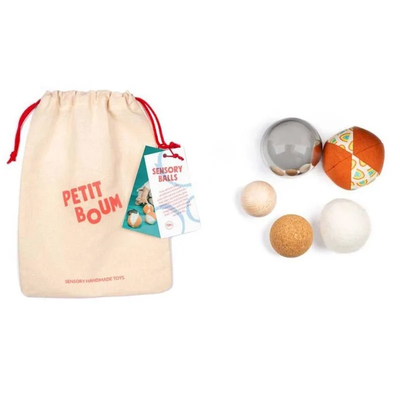 Set mit 5 Petit Boum Sensorikbällen