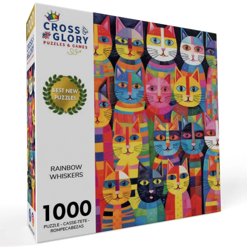 PFG Rainbow Whiskers (1000pcs) (Usage/Used- PUZZLES FOR GOOD)