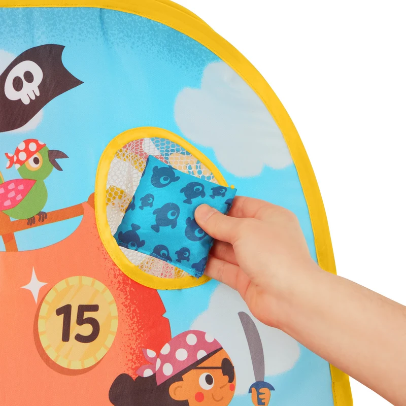 Geschicklichkeitsspiel 3 in 1 – Beutel mit Erbsen – Toss 'n' Score