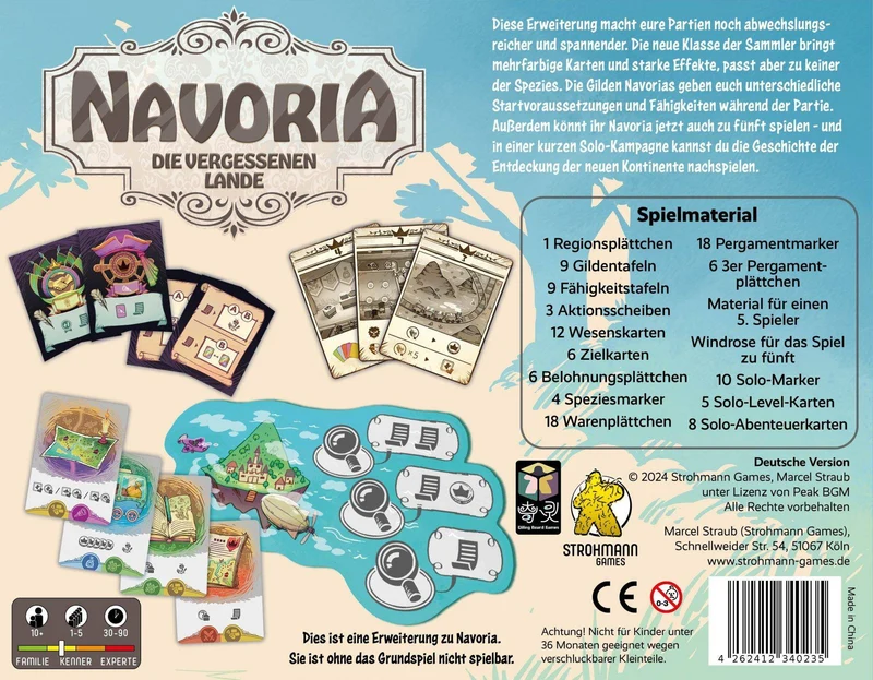 Die vergessenen Lande - Navoria, deutsch (Erw.)