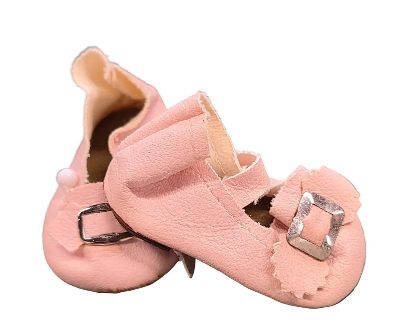 Puppen Schuhe Rosa 6 cm – Kunstleder