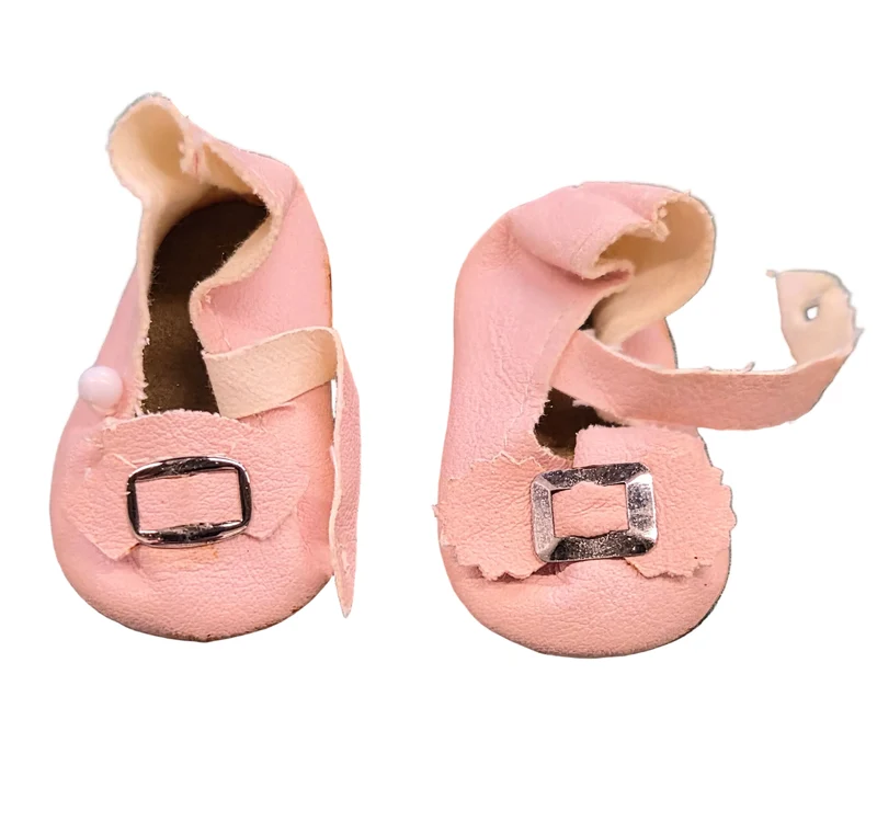 Puppen Schuhe Rosa 6 cm – Kunstleder