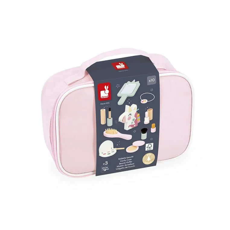 Kosmetiktasche mit 10 Accessoires – Kleine Miss Einhorn