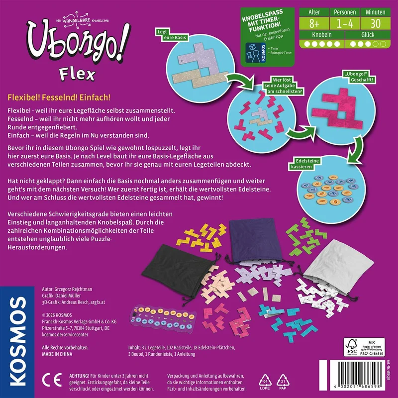Ubongo Flex, deutsch