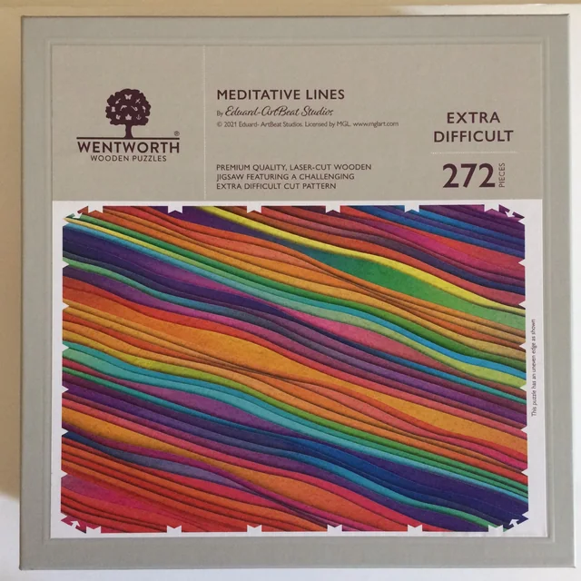 PFG Meditative Lines (WOOD) (Usagé/Used - PUZZLES FOR GOOD)