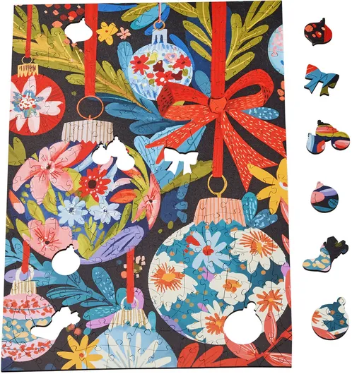 PFG Festive Ornaments (WOOD) (Usagé/Used - PUZZLES FOR GOOD)