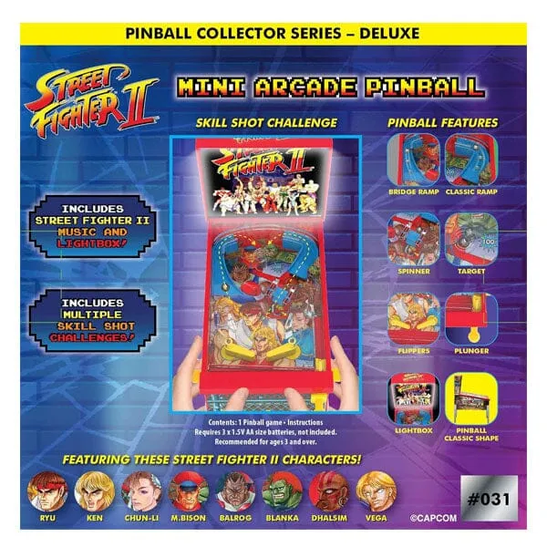 StreetFighter II: Mini Arcade Pinball