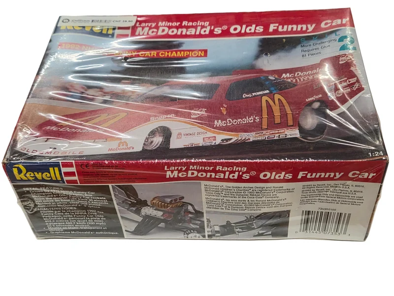 Revell Olds Funny Car Larry Minor Mc Donald's