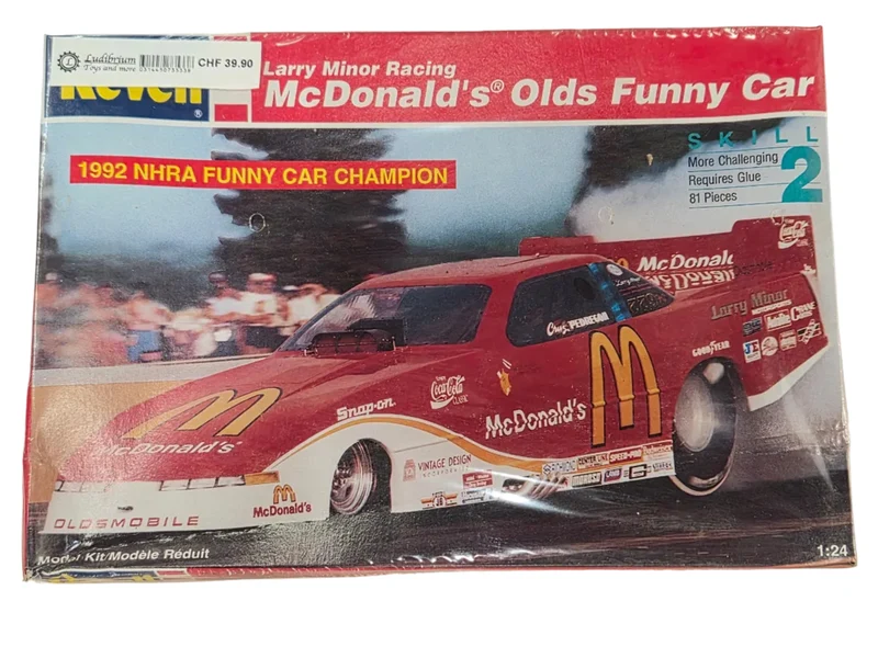 Revell Olds Funny Car Larry Minor Mc Donald's
