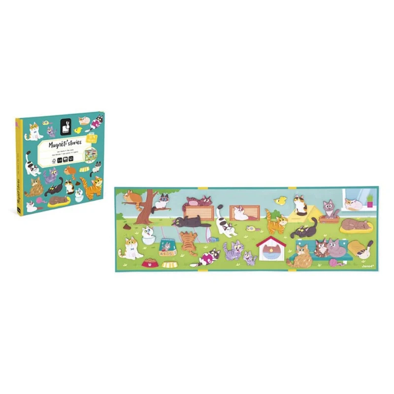Magnetisches Puzzle Magneti'stories – Katzen 3+