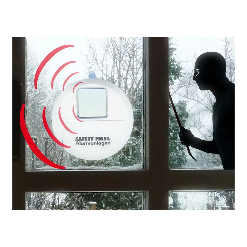 Glasbruchmelder für Fenster 2er-Set