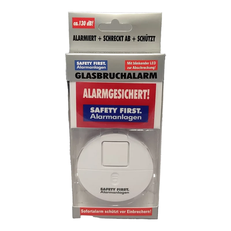 Glasbruchmelder für Fenster 2er-Set
