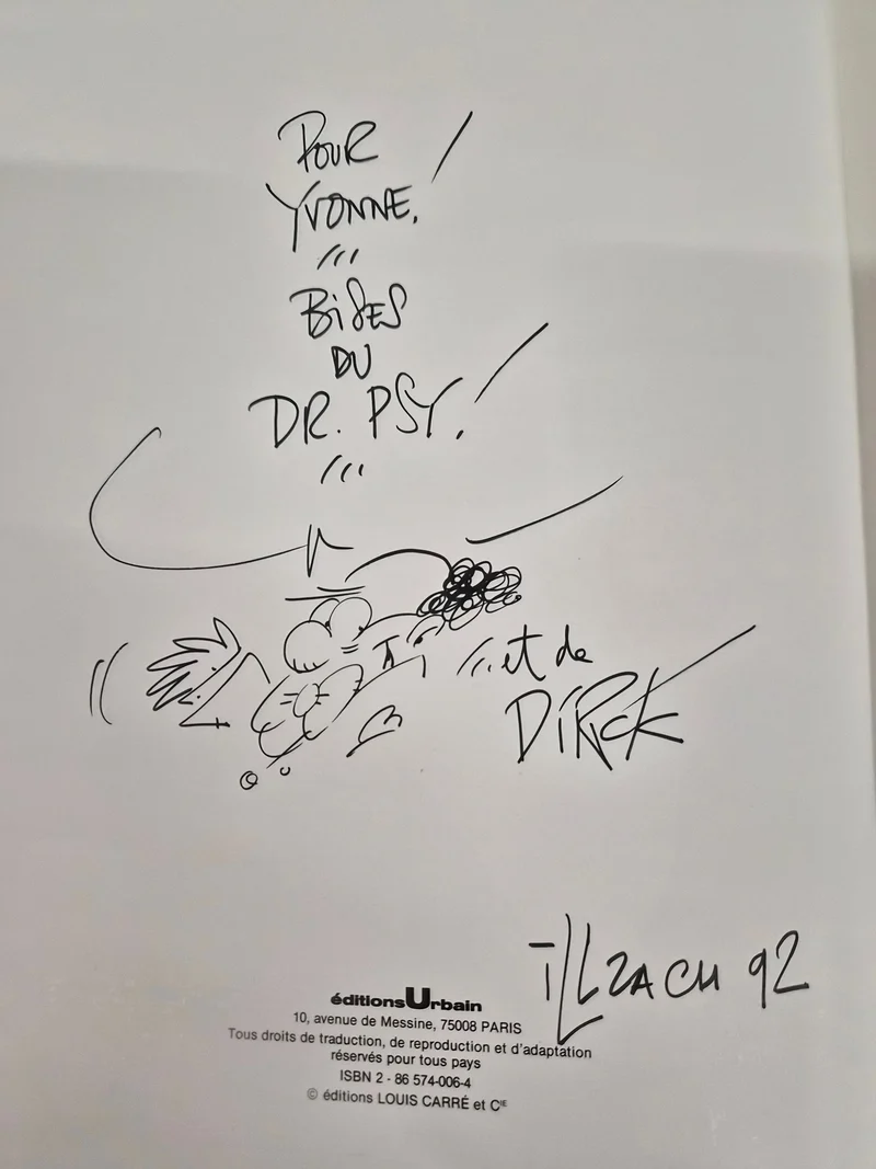 Docteur Psy (EO 1989) - Avec Dessin Original Dirick