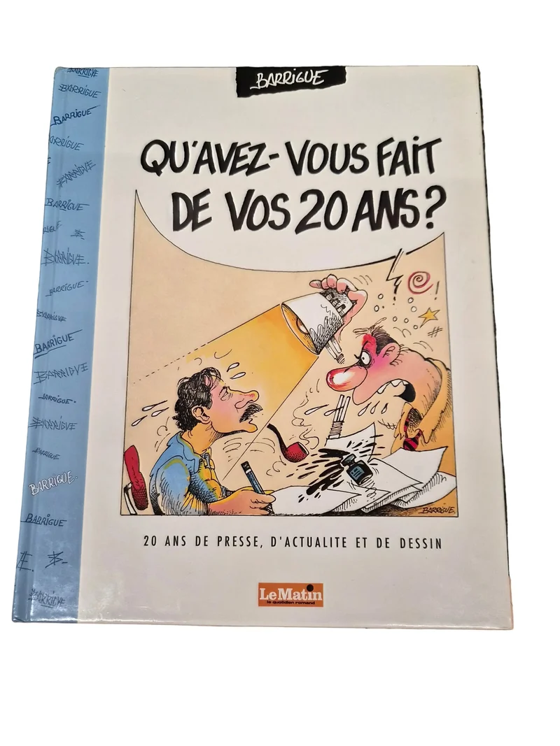 Qu'avez-vous fait de vos 20 ans | dessin à la main et signature authentique