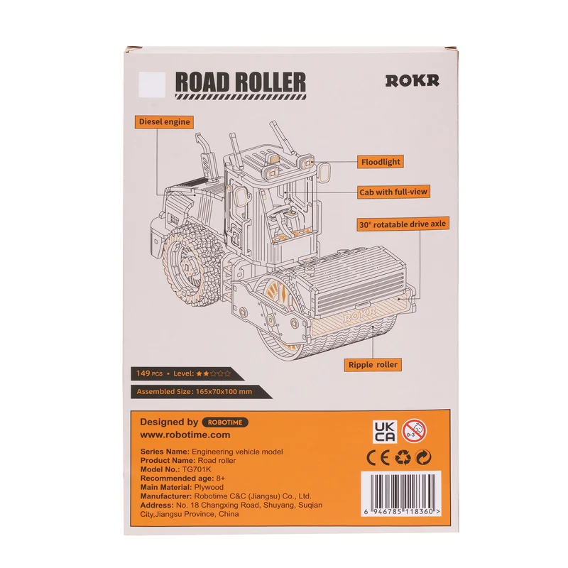 Robotime Road Roller TG701K
