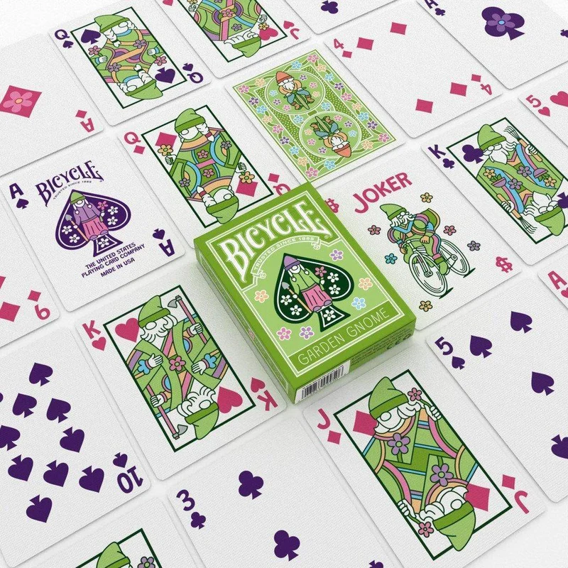 Bicycle Garden Gnome Playing Cards, sprachunabhängig