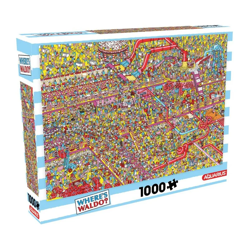 PFG Where's Waldo - Cake Factory (1000pcs) (Usage/Used - PUZZLES FOR GOOD)