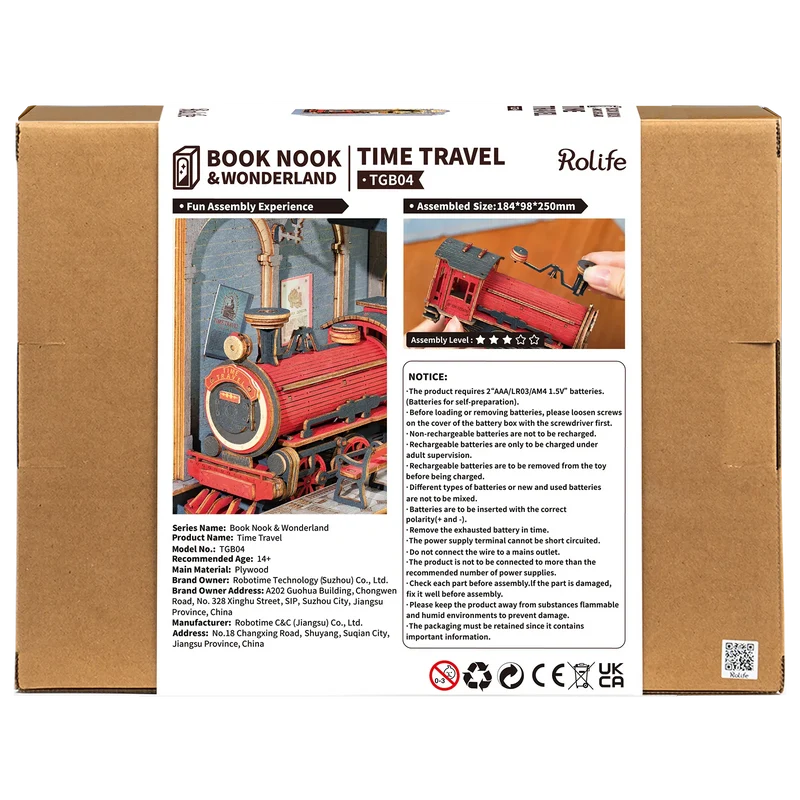 Robotime Book Nook Time Travel TGB04