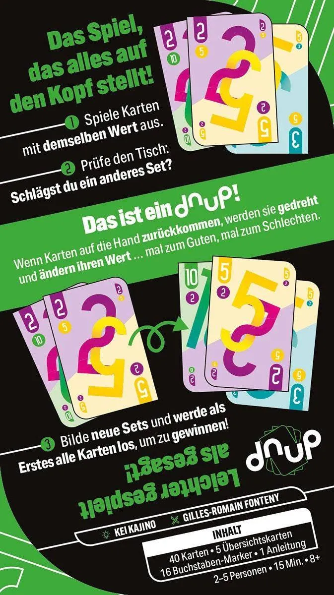 Dnup, deutsch