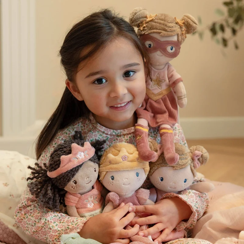 Puppe – Superheldin Rosa 35 cm