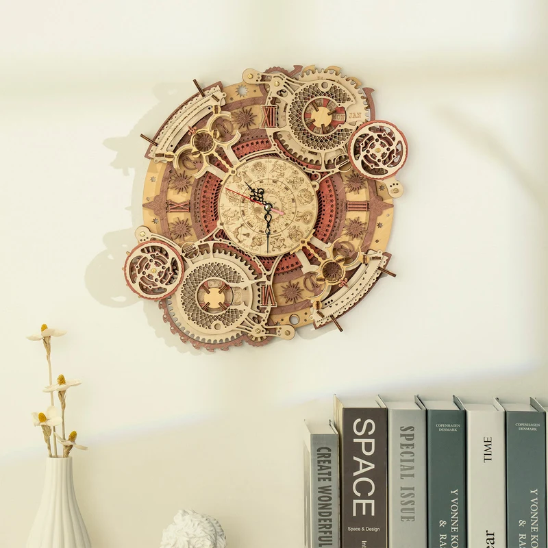 Robotime Zodiac Wall Clock LC601