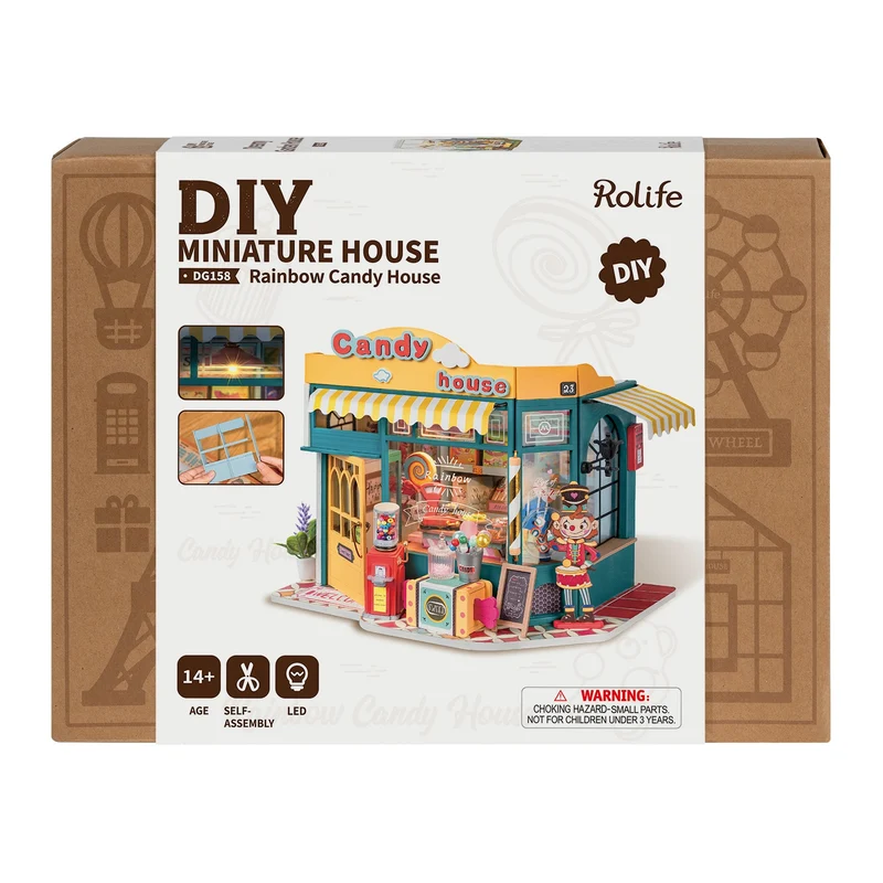 Robotime Rainbow Candy House DG158