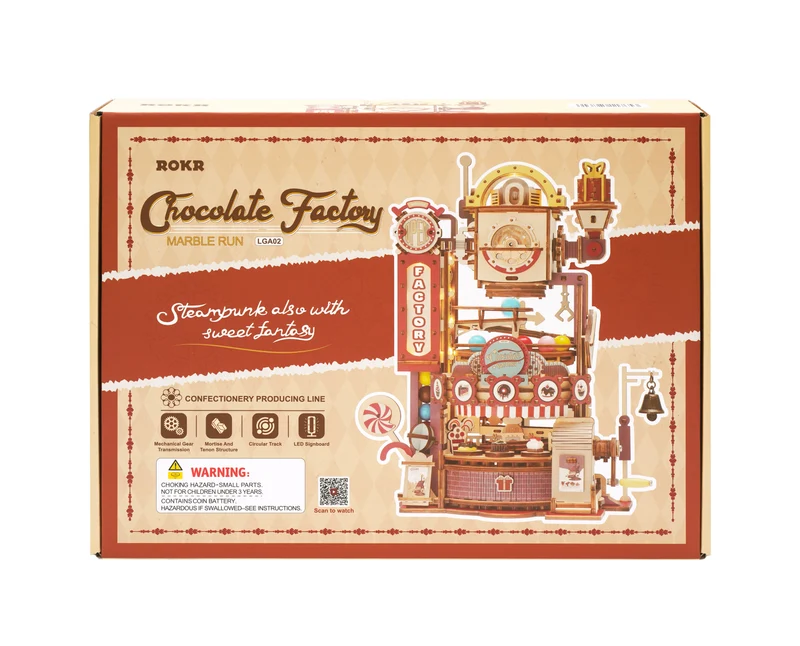 Robotime Chocolate Factory Marble Run LGA02