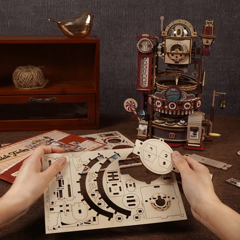 Robotime Chocolate Factory Marble Run LGA02