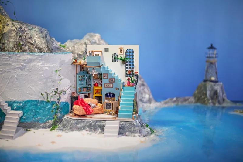 Robotime Joy's Peninsula Living Room DG141