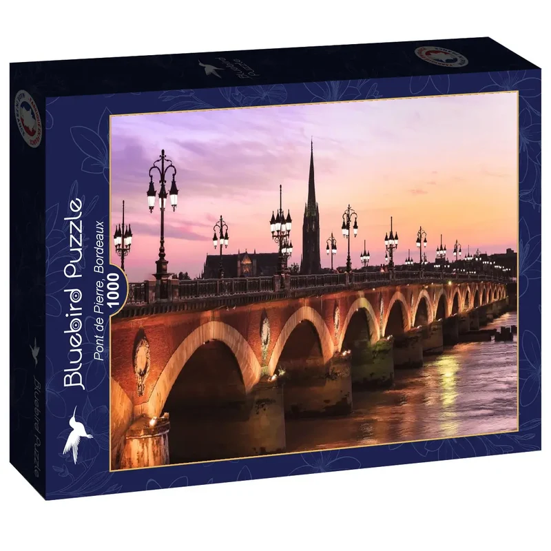 PFG Pont de Pierre, Bordeaux (1000pcs) (Usage/Used - PUZZLES FOR GOOD)