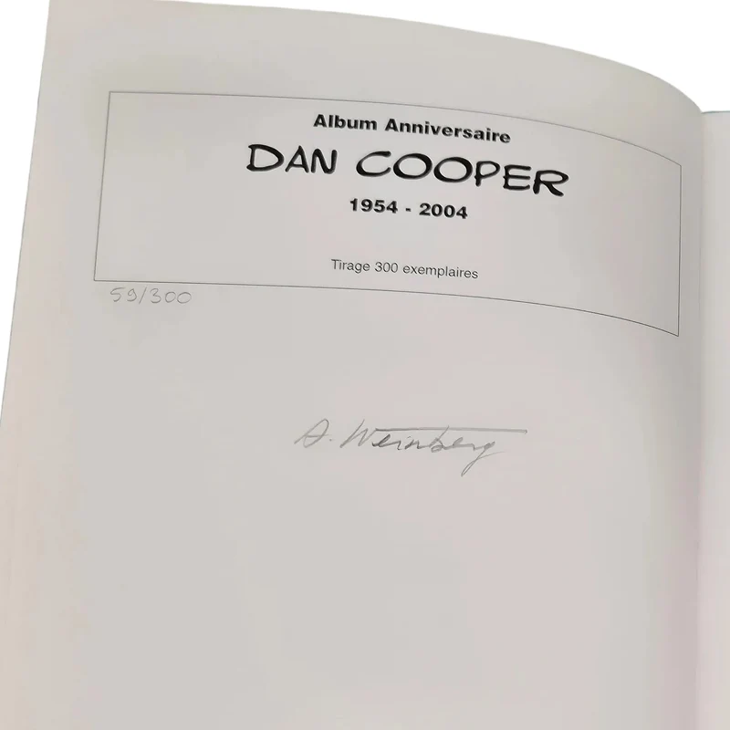 Dan Cooper "Le Triangle Bleu" Album Anniversaire Tirage 59/300 ex