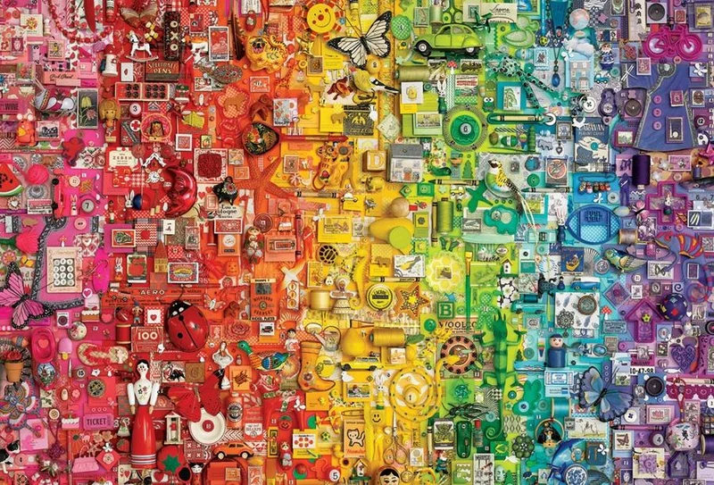 PFG Colourful Rainbow, Shelley Davies (Usage/Used - PUZZLES FOR GOOD)